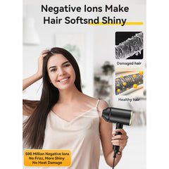 Hair Dryer,Juyafio 150000RPM Upgraded Professional Ionic Blow Dryer with diffuser for Women Men