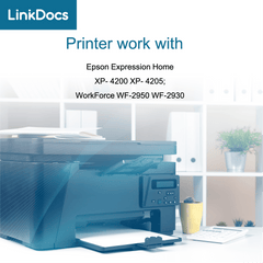 LinkDocs Ink Replacement for Epson 232 Ink Cartridges Replacement for Epson Expression Home XP-4205 XP-4200 Printer Ink (Black Cyan Magenta Yellow, 4 Pack)